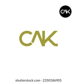 Letter CAK Monogram Logo Design