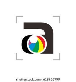 A letter or Camera Logo Icon