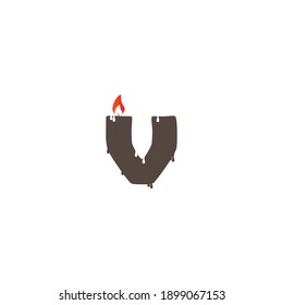 
Letter and candle logo design,  Minimal Line Letter Initial V Logo Design Template. Vector Logo Illustration. Unique modern elegant luxurious artistic. eps 10 editable inspirations