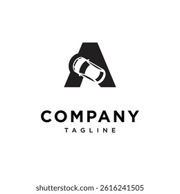 Letter A Car Logo Icon Vector