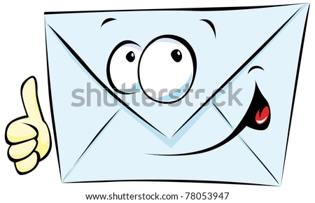 Letter Cartoon Stock Vector (Royalty Free) 78053947 - Shutterstock