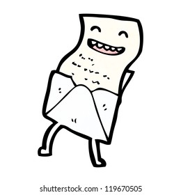 letter cartoon character