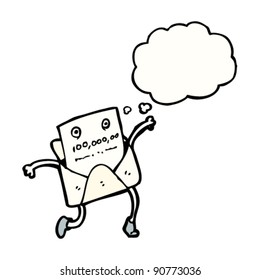 letter cartoon character