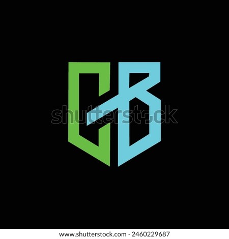 Letter cb Icon Vector Logo Template