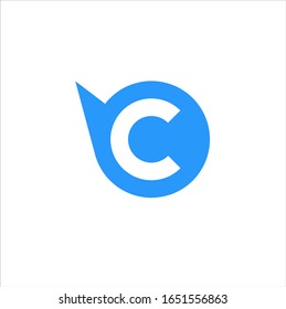 diseño del logotipo de unión CB carta Plantilla de tecnología vectorial