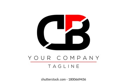 Diseño del logotipo CB de carta, icono moderno creativo BC C B 