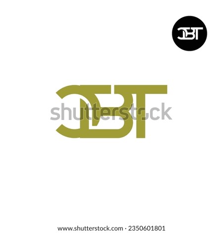 Letter CBT Monogram Logo Design