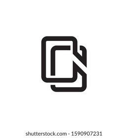 Letter CC or C logo design concept.