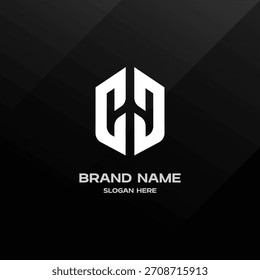 Letra CC - logotipo C - Design moderno monográfico minimalista