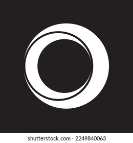 letter cc circle  logo design vector image