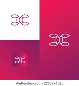 Letter CC concept technology logo design vector illustration, Powerful CC letter logo design concept vector image