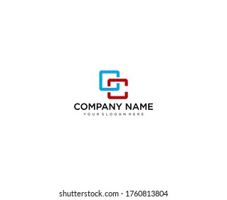 Letter CC line logo design. Linear creative minimal monochrome monogram symbol. Universal elegant vector sign design. Premium business logotype. Graphic alphabet symbol for corporate business identity