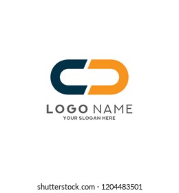 Letter CC Logo Design Vector Template