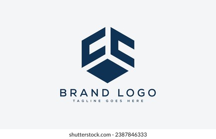 letter CC logo design vector template design for brand.