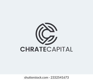 Letter CC Simple Modern Logo