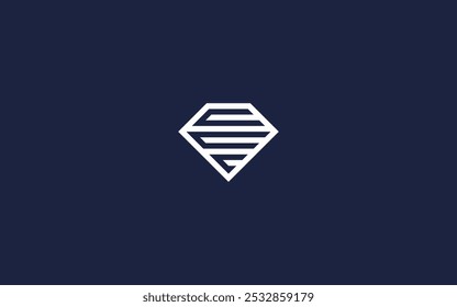 Carta CCC con el logotipo del diamante Icono Diseño Vector Diseño Plantilla Inspiración