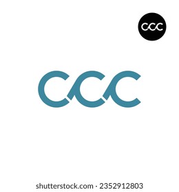 Letter CCC Monogram Logo Design