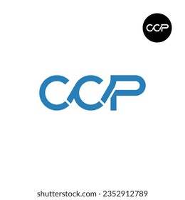 Diseño de logotipo de monograma CCP