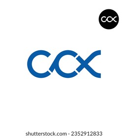 Letter CCX Monogram Logo Design