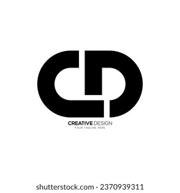 Letter Cd or Dc simple stylish creative unique monogram logo