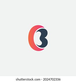 Letter CD Logo combination with Wave, creative design, logo or icon symbol
