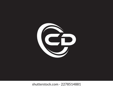 Letter CD Logo Design, Creative Minimal Logo Design