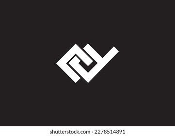 Design des Logos von Letter CD, kreatives minimales Logo-Design