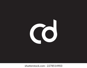 Letter CD Logo Design, Creative Minimal Logo Design