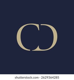 letra cd ícone do logotipo modelo vetor de design	