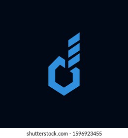 Letter CD logo. vector business
