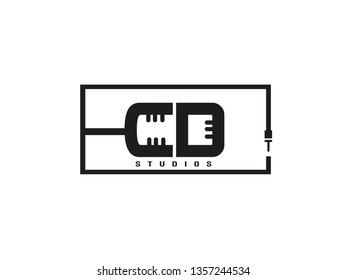 Letter CD with Mic_Logo Studio 
