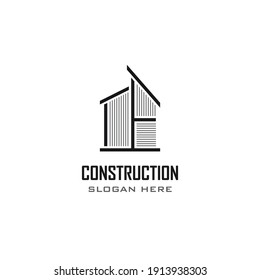 Letter CE Construction Vector Logo Design Template