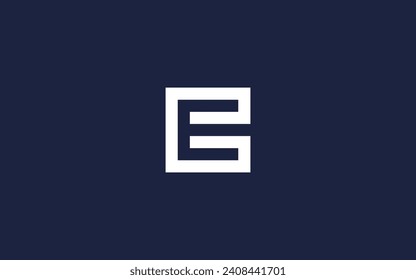 diseño de iconos de icono de color ce o ec cuadrado diseño de diseño de vectores inspiración de plantilla