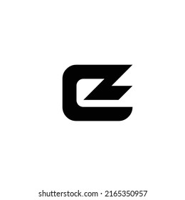 Letter CE line logo design. Minimal creative monogram symbol. Elegant universal vector sign design. Premium type of business logo. Graphic alphabet symbol for business identity