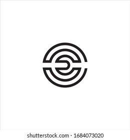  letter Ce logo design royalty free vector image