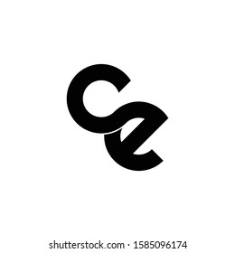 Letter "CE" logo monogram. CE icon design vector