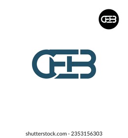 Letter CEB Monogram Logo Design