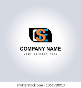 Ilustración de diseño de vectores con logotipo CES para su plantilla de identidad empresarial. Nombre de la empresa creativa con el logo de la marca de eslogan. Icono de logotipo CES para carta única para monograma. Hermosa idea del logotipo de la compañía.