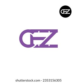Letter CEZ Monogram Logo Design