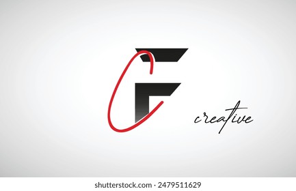 Letra CF Creative Clean Logo Design