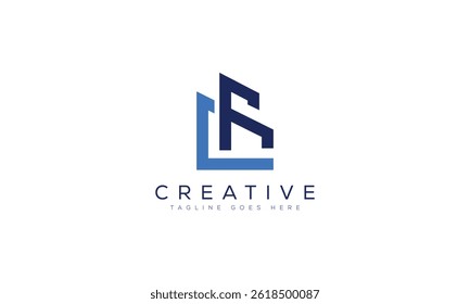 Letter CF logo design template vector illustration