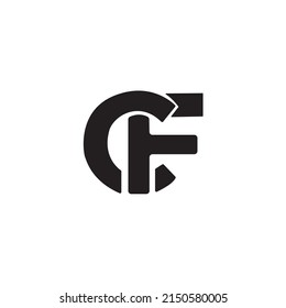 Letter Cf Logo Design Vector Stock Vector (Royalty Free) 2150580005 ...