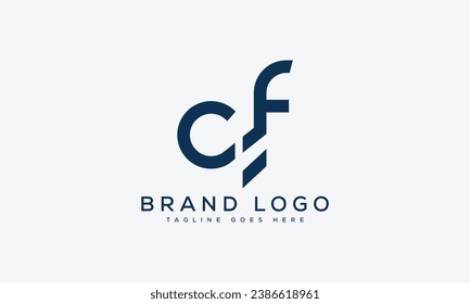 letter CF logo design vector template design for brand.