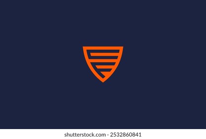 Letter cf with shield logo icon design vector design template inspiration