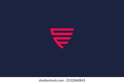 Letter cf with shield logo icon design vector design template inspiration