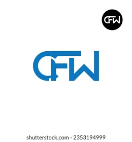 Letter CFW Monogram Logo Design