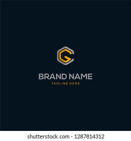 Letter CG Hexagon Abstract Creative Modern Business Logo