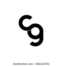 Letter "CG" logo monogram. CG icon design vector