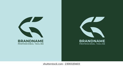 Letter CG Logo, suitable for any business related to Letters C and G
