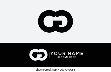 Letter CG, OG logo design template vector illustration 